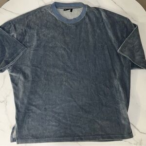 Men's Blue Velvet T-Shirt